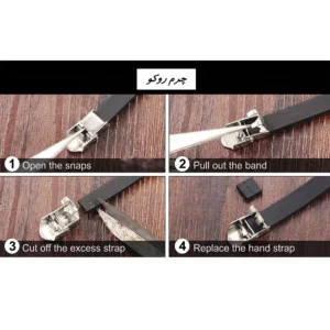 دستبند چرم ساده مدل CH01