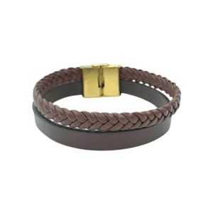 دستبند چرم بغل گیس تخت طبیعی مدل ch06