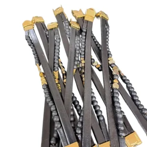 دستبند سنگ اونیکس مدل ch15