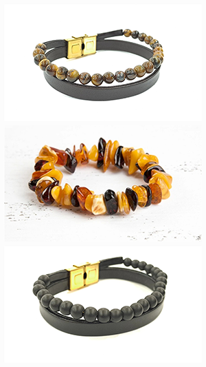 استفاده از سنگ اونیکس و چشم‌ببر در طراحی اکسسوری مینیمال